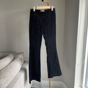 Anthropologie Flare Velvet Pants